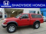 Impulse Red Pearl Toyota Tacoma in 2001