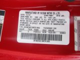 2008 350Z Color Code for Nogaro Red - Color Code: A41