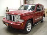 2008 Inferno Red Crystal Pearl Jeep Liberty Limited 4x4 #58555756