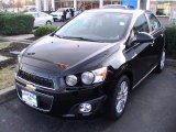 2012 Black Chevrolet Sonic LT Sedan #58555176