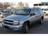 2006 Silver Blue Metallic Chevrolet TrailBlazer LS 4x4 #5853421