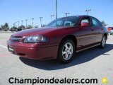 2005 Sport Red Metallic Chevrolet Impala LS #58555145