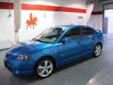 Winning Blue Metallic Mazda MAZDA3 in 2006