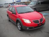 2006 Lava Red Pontiac Vibe  #58555393