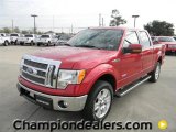 2011 Red Candy Metallic Ford F150 Lariat SuperCrew 4x4 #58555094