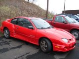 2002 Bright Red Pontiac Sunfire SE Coupe #58555362