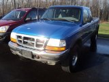 1998 Bright Atlantic Blue Metallic Ford Ranger XLT Extended Cab 4x4 #58555639