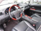 2011 Lexus RX 450h AWD Hybrid Black Interior