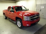 2008 Victory Red Chevrolet Silverado 1500 LT Extended Cab 4x4 #58555590