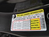 2008 Ford Taurus Limited Info Tag