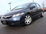 2009 Royal Blue Pearl Honda Civic LX Sedan #58607993