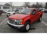 2005 Fire Red GMC Canyon SLE Regular Cab 4x4 #5853363