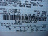 2010 MKS Color Code for White Platinum Metallic Tri-Coat - Color Code: UG