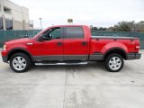 Bright Red Ford F150 in 2006