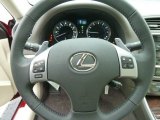 2012 Lexus IS 250 AWD Steering Wheel