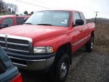 2002 Flame Red Dodge Ram 2500 SLT Quad Cab 4x4 #58608051