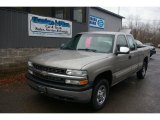 2002 Light Pewter Metallic Chevrolet Silverado 1500 LS Extended Cab 4x4 #58664305
