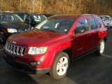2011 Deep Cherry Red Crystal Pearl Jeep Compass 2.4 Latitude 4x4 #58664399