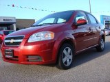 2010 Sport Red Chevrolet Aveo LT Sedan #58664243
