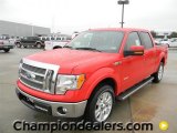 2012 Race Red Ford F150 Lariat SuperCrew #58664143