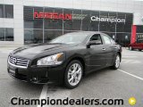 2012 Super Black Nissan Maxima 3.5 SV #58684132