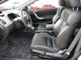 2010 Honda Civic EX-L Coupe Black Interior