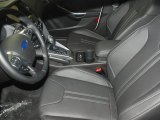2012 Ford Focus Titanium Sedan Charcoal Black Interior