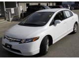 2007 Taffeta White Honda Civic LX Sedan #5840256