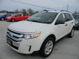 2012 Ford Edge White Suede