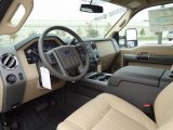 2012 Ford F250 Super Duty Lariat Crew Cab 4x4 Adobe Interior