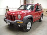 2004 Flame Red Jeep Liberty Sport 4x4 #58700996
