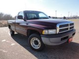 2001 Dark Garnet Red Pearl Dodge Ram 1500 ST Regular Cab #58700689