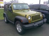 2008 Rescue Green Metallic Jeep Wrangler X 4x4 #58700678