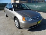 2003 Shoreline Mist Metallic Honda Civic LX Sedan #58724786