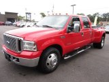 2006 Red Clearcoat Ford F350 Super Duty Lariat Crew Cab Dually #58725103