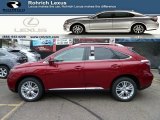 2012 Matador Red Metallic Lexus RX 450h AWD Hybrid #58724762