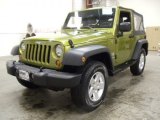 2007 Rescue Green Metallic Jeep Wrangler X 4x4 #58725072