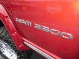 2006 Dodge Ram 2500 Laramie Quad Cab 4x4 Marks and Logos