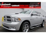 2010 Bright Silver Metallic Dodge Ram 1500 Sport Crew Cab #58724744