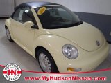 2004 Mellow Yello Volkswagen New Beetle GL Convertible #58724255