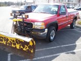 Fire Red GMC Sierra 2500 in 2000