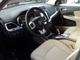 2012 Dodge Journey SXT AWD Black/Light Frost Beige Interior