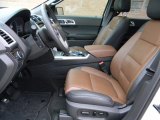 2012 Ford Explorer Limited EcoBoost Charcoal Black/Pecan Interior