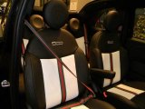 2012 Fiat 500 c cabrio Gucci 500 by Gucci Nero (Black) Interior