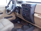 2001 Jeep Wrangler SE 4x4 Dashboard