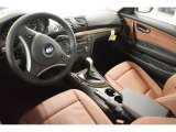 2012 BMW 1 Series 128i Coupe Terracotta Interior