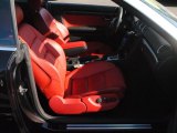 2007 Audi S4 4.2 quattro Cabriolet Red Interior