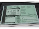 2012 Jaguar XJ XJL Supercharged Window Sticker