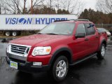 2007 Red Fire Ford Explorer Sport Trac XLT 4x4 #58783135