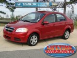 2010 Sport Red Chevrolet Aveo LT Sedan #58783093